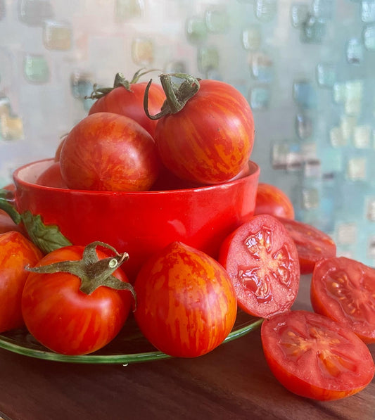 Ruby Slippers- OP tomato seeds- Pack of 25 seeds
